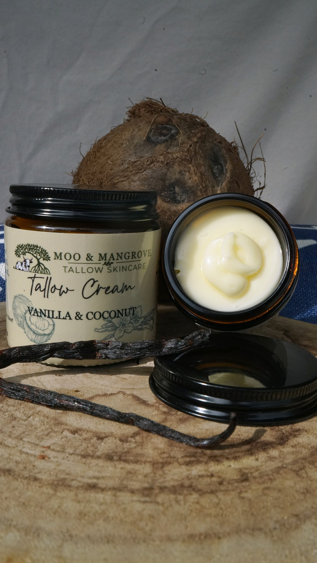 Tallow Cream – Coconut Vanilla