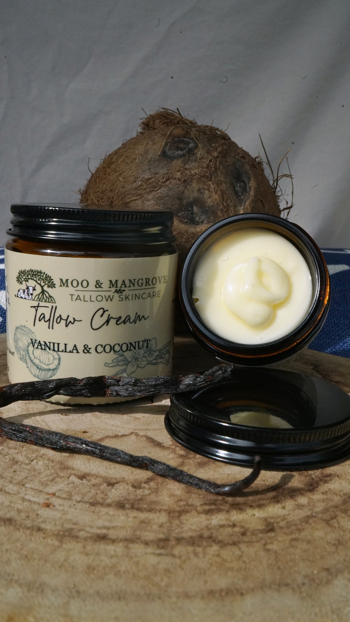 Tallow Cream – Coconut Vanilla